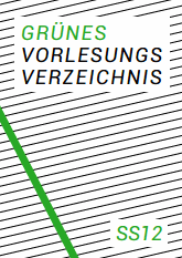 Grünes Vorlesungsverzeichnis für das Sommersemester 2012